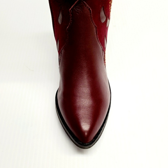 Carlos Santana Axel Studded RED Western Boots - Picture 7 of 12